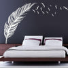 Left Right Flying Feather Wall Sticker