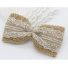 Burlap Lace Hair Bow Scrapbooking