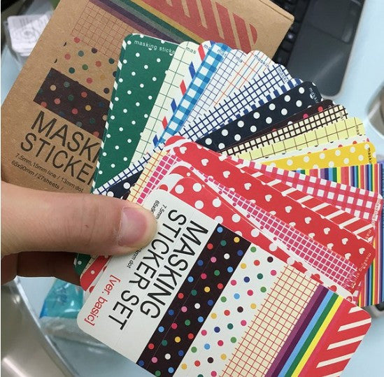 Washi Album Cuts Masking Tape Basic Craft Stickers