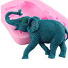 3D Elephant Silicon Mold Cake Decorating