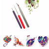 Quilling Tool Tweezers + Needle + Slotted