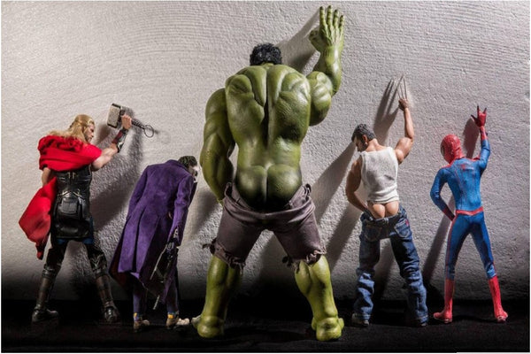 The Avengers Cartoon Funny Poster