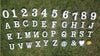 Wood Letters Alphabet Digital Numbers