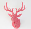 Deer Head Wood Wall Decor